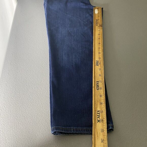 CHICOS So Lifting Cropped Jeans Slimming Mid-Rise Stretch Denim Women 0.5 6 Blue - Picture 6 of 8